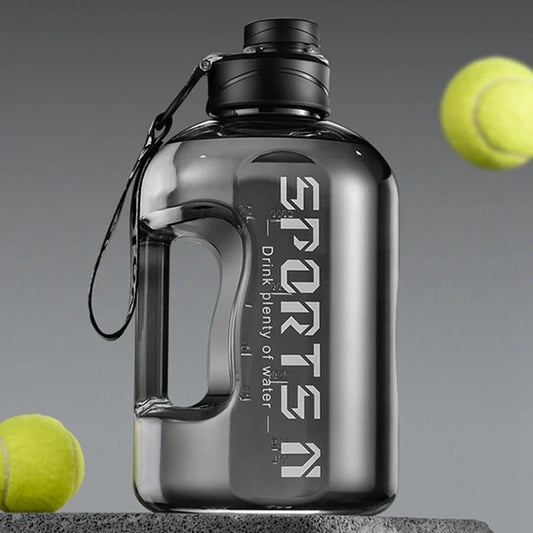 1.7L UP To 5L Sports Large Capacity Bicycle Water Bottle Fitness BPA FREE Scale Drink Bottle for Men Gym Cycling Camping Water Bottle Cup