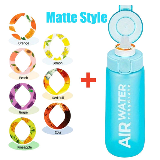 750ml/25oz Fruit Infuser Water Bottle with 7 Flavor Pods – Zero Sugar, Zero Calories, Sports & Fitness Bottle