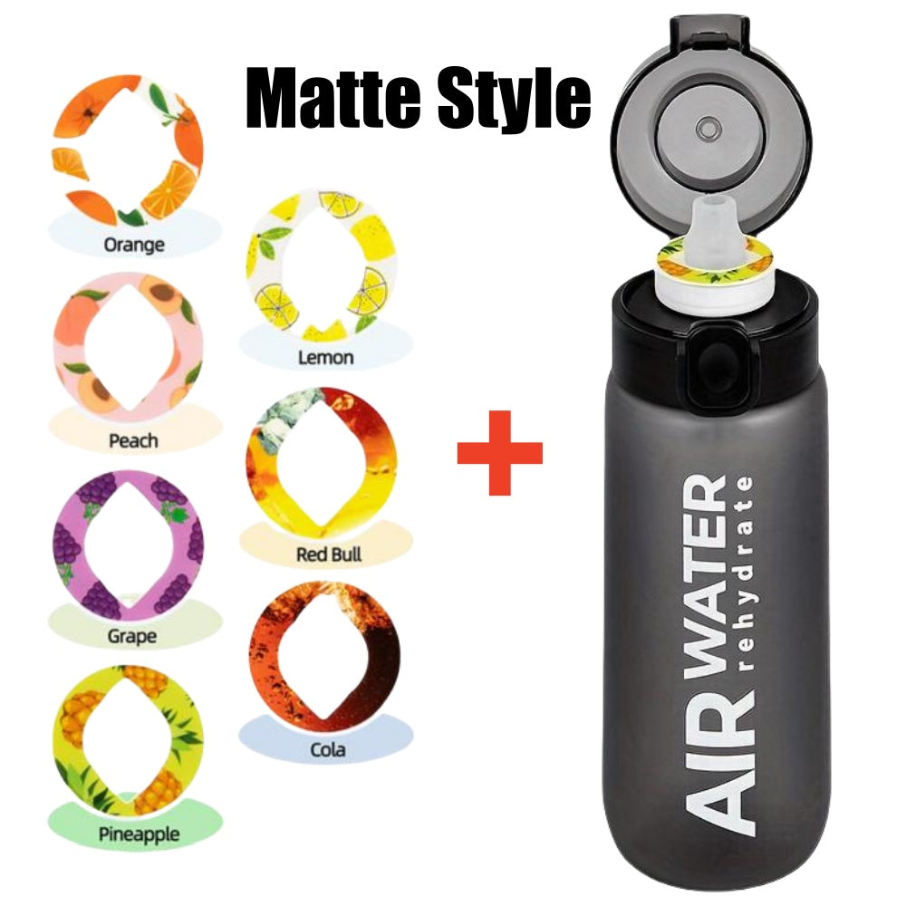 750ml/25oz Fruit Infuser Water Bottle with 7 Flavor Pods – Zero Sugar, Zero Calories, Sports & Fitness Bottle