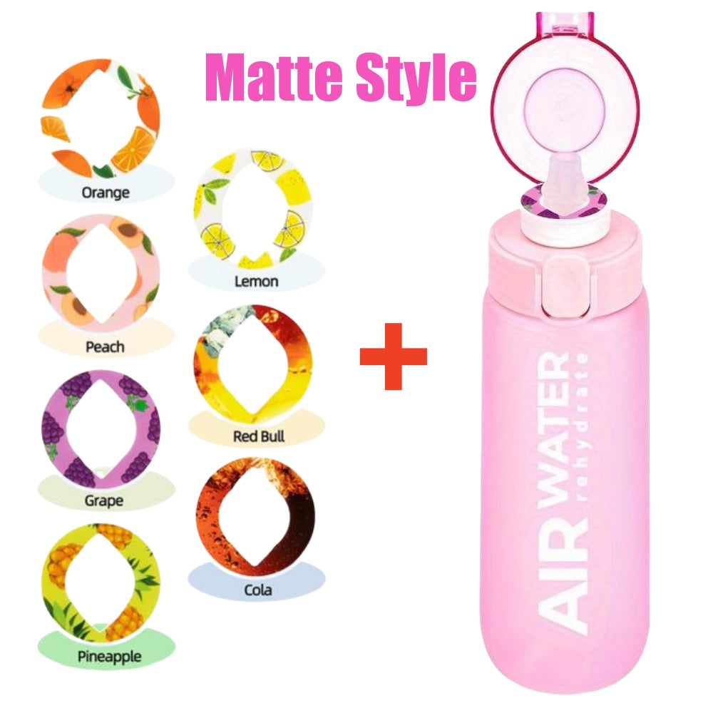 750ml/25oz Fruit Infuser Water Bottle with 7 Flavor Pods – Zero Sugar, Zero Calories, Sports & Fitness Bottle