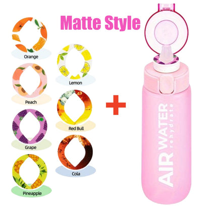 750ml/25oz Fruit Infuser Water Bottle with 7 Flavor Pods – Zero Sugar, Zero Calories, Sports & Fitness Bottle